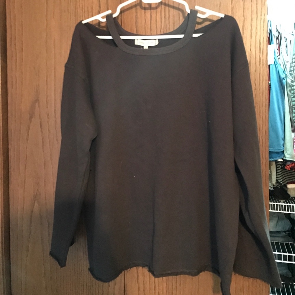 SOLD!! Gilded Intent distressed sweatshirt - Picture 4 of 7