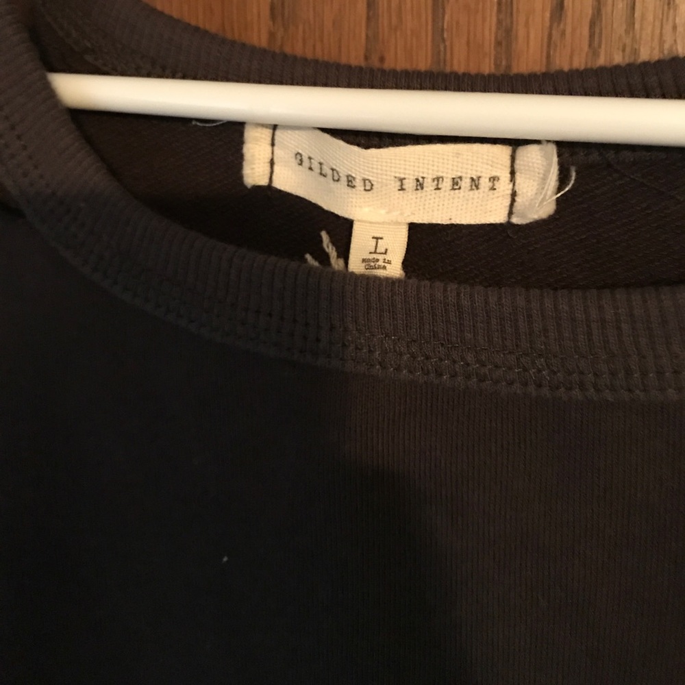 SOLD!! Gilded Intent distressed sweatshirt - Picture 7 of 7