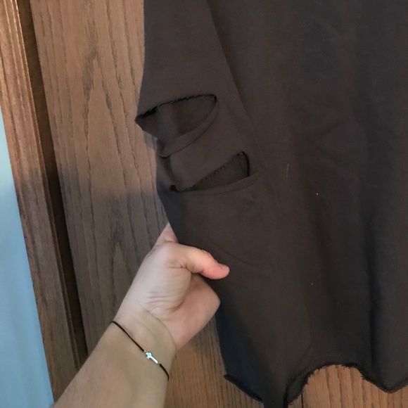 SOLD!! Gilded Intent distressed sweatshirt - Picture 5 of 7