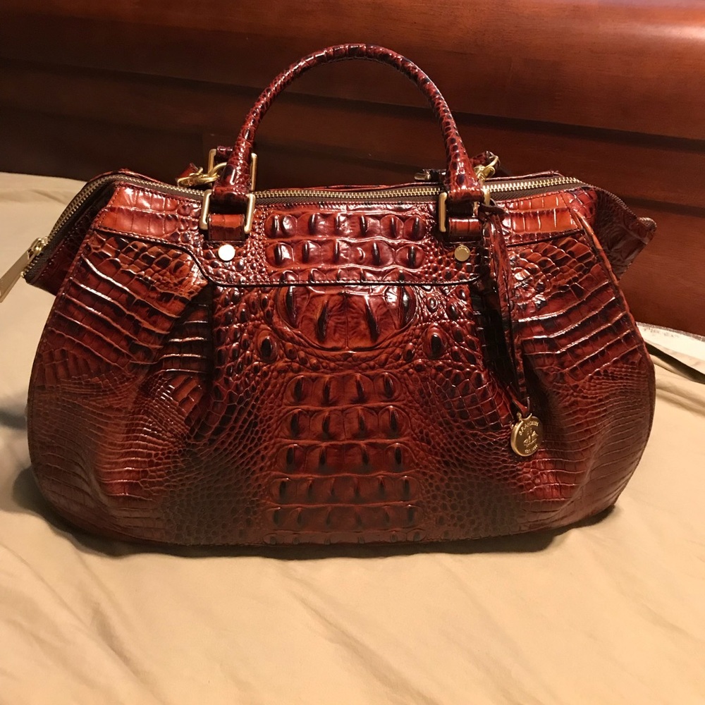 Large Brahmin Faye Bag Pecan