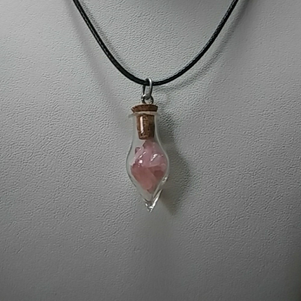 Rose Quartz Gemstone Necklace