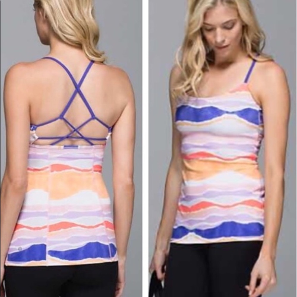 🚫SOLD 🚫Lululemon Dancing Warrior Tank Iris Wave