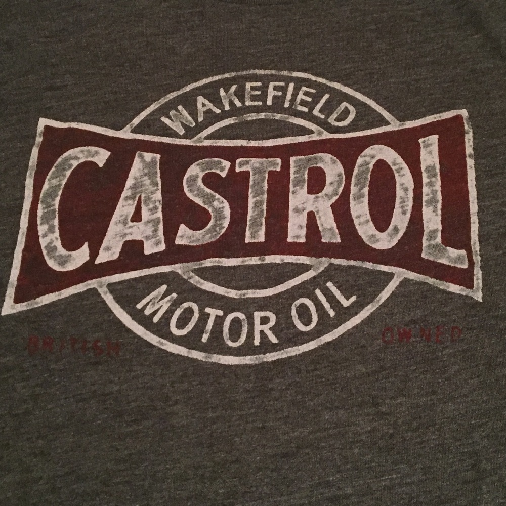 Lucky Brand Licensed Castrol Graphic