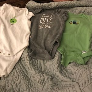 Bundle of newborn boy onsies