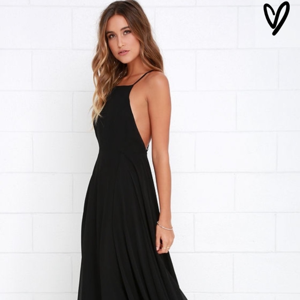 Lulu's Black Maxi