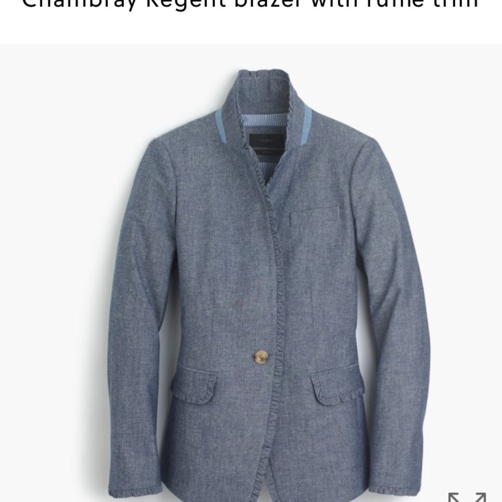 J.Crew Regent Chambray Blazer