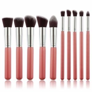 Pink Makeup Brush Set