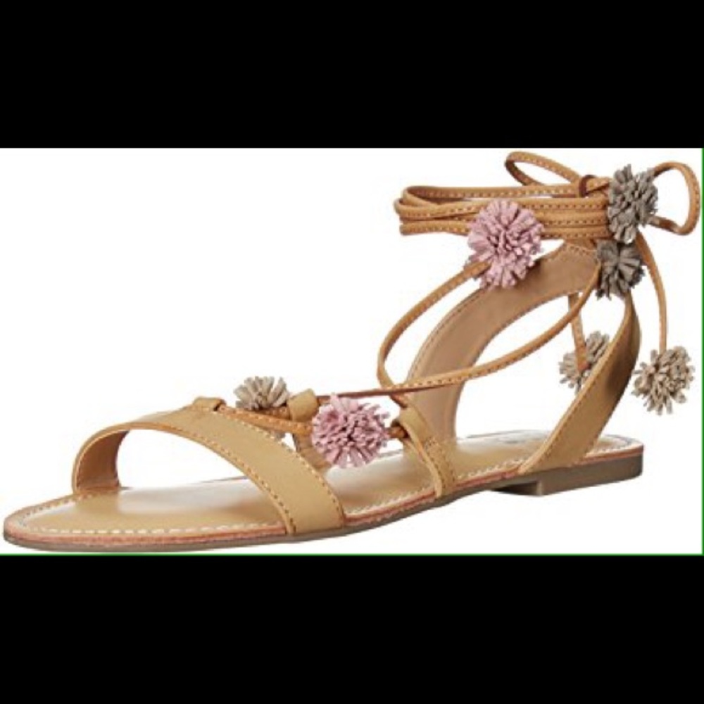 Like new Wrap up Sandals