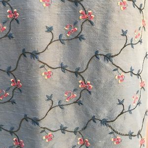 Marc & Anthony vintage raw silk pencil skirt