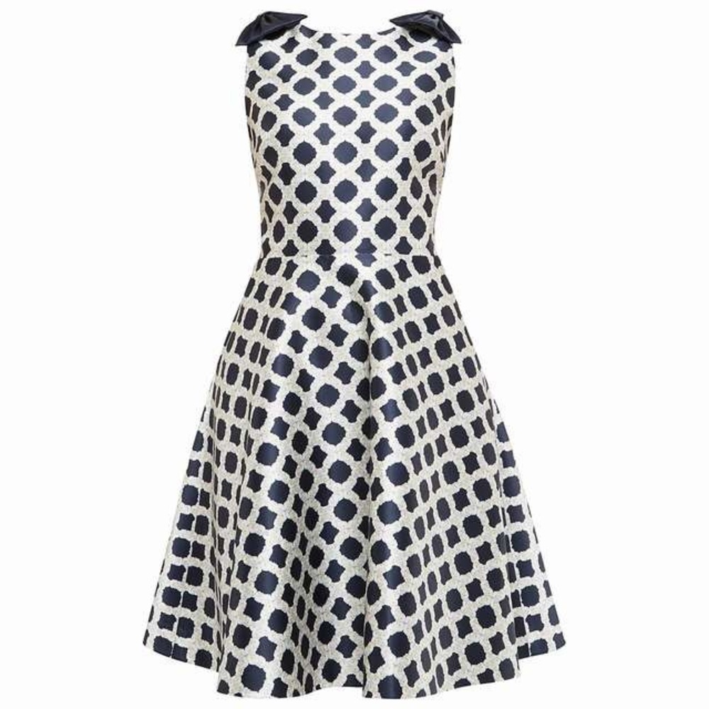 Ted Baker London Tandi Blushing Rose Geo Dress