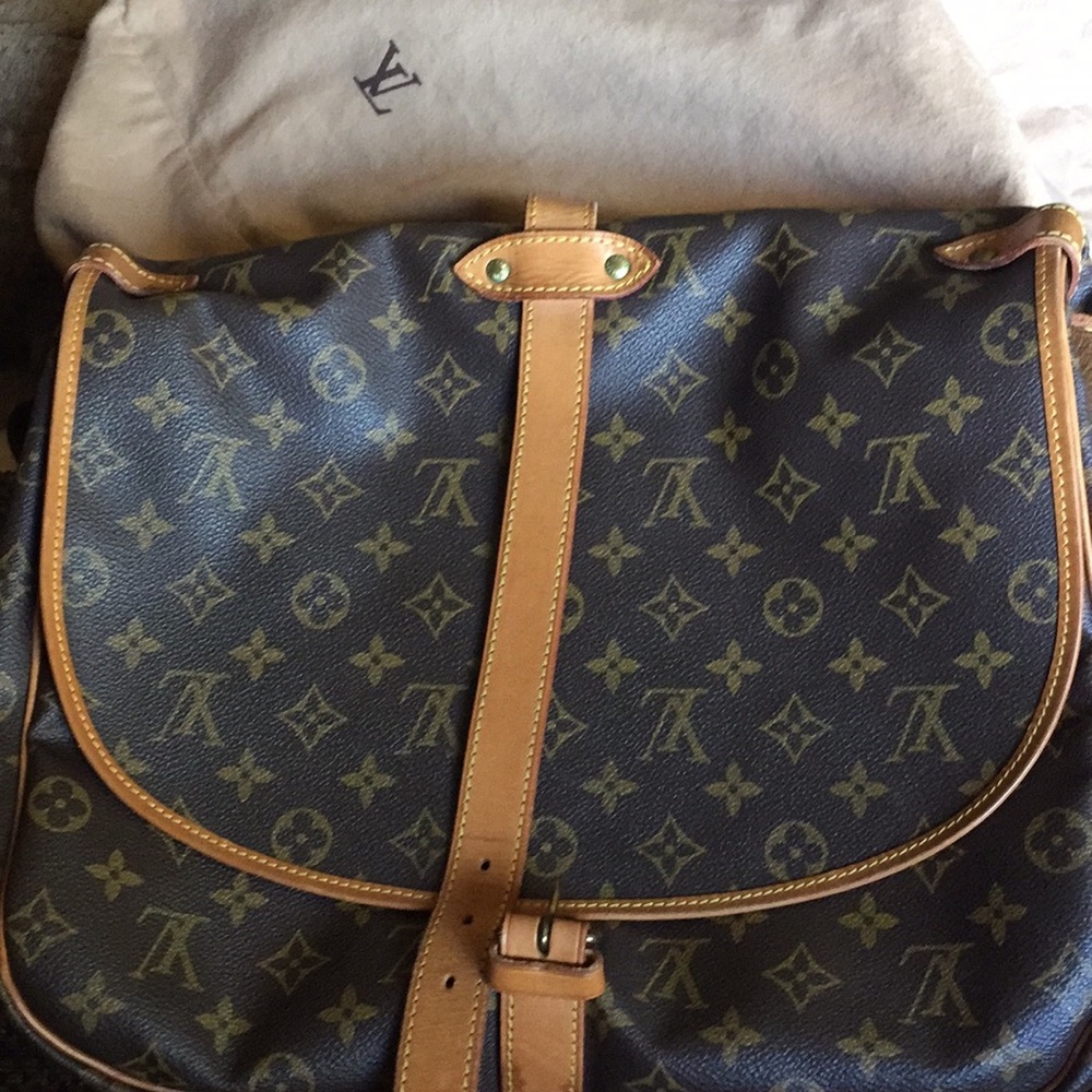 Louis Vuitton 1989 Vintage Saumur 35 Monogram