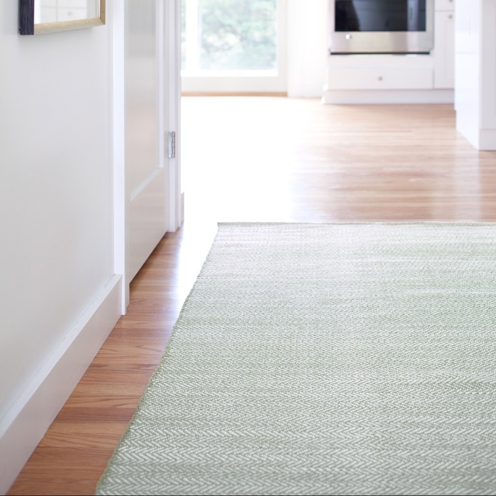 8x10 Dash & Albert herringbone rug in Ocean
