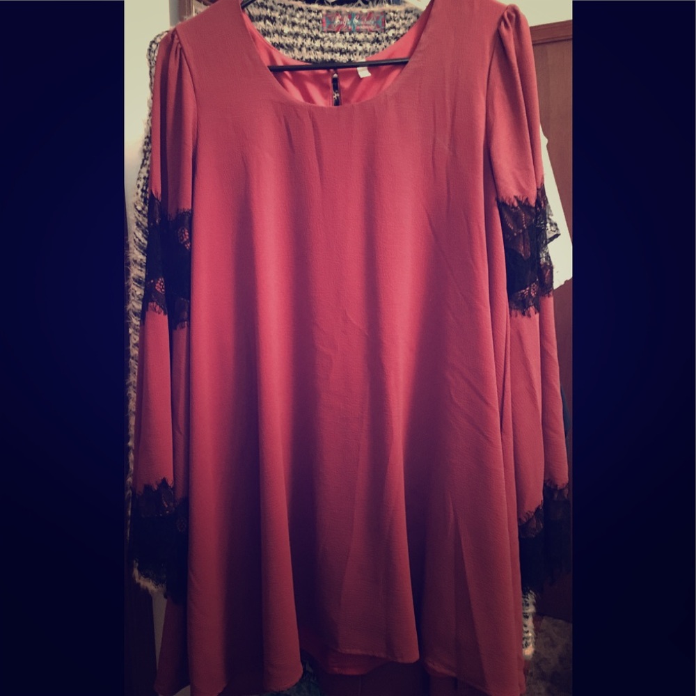 Gorgeous Pink Blush Maternity Tunic Dress