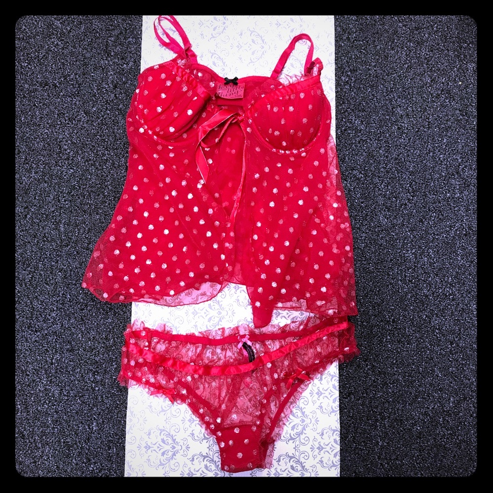 Victoria Secret 💋Babydoll💥 lingerie set 🔥