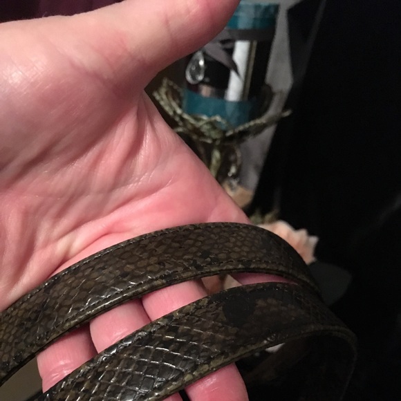 nine W. bag in snakeskin patent excellent cond - Picture 3 of 7