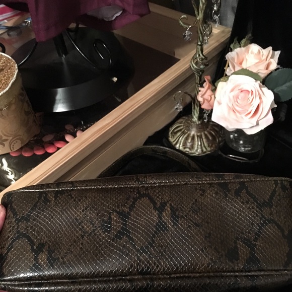 nine W. bag in snakeskin patent excellent cond - Picture 4 of 7