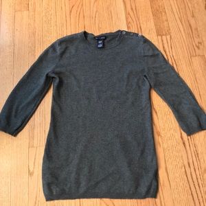 Cashmere 3 quarters sweater
