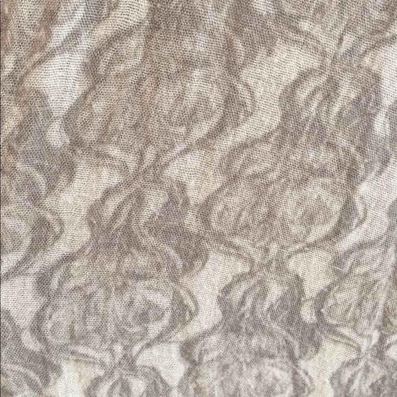 Fringe Mist Scarf. Sheer lightweight spirals - Picture 3 of 5