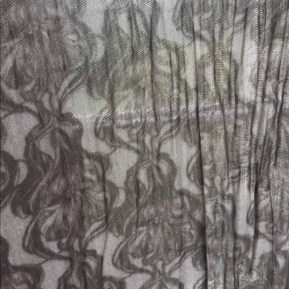 Fringe Mist Scarf. Sheer lightweight spirals - Picture 5 of 5