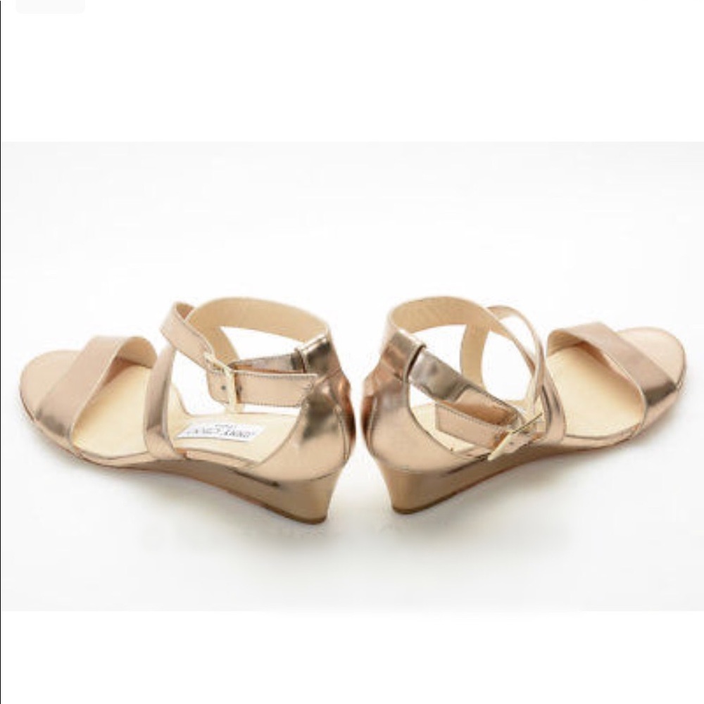 Jimmy Choo Chiara Demi Wedge Crisscross Sandal - Picture 5 of 8