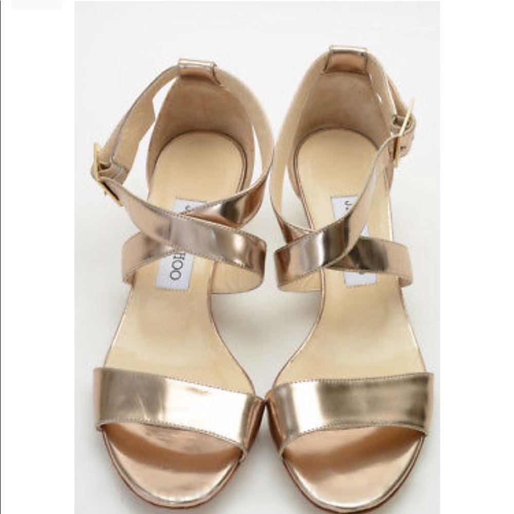 Jimmy Choo Chiara Demi Wedge Crisscross Sandal - Picture 6 of 8
