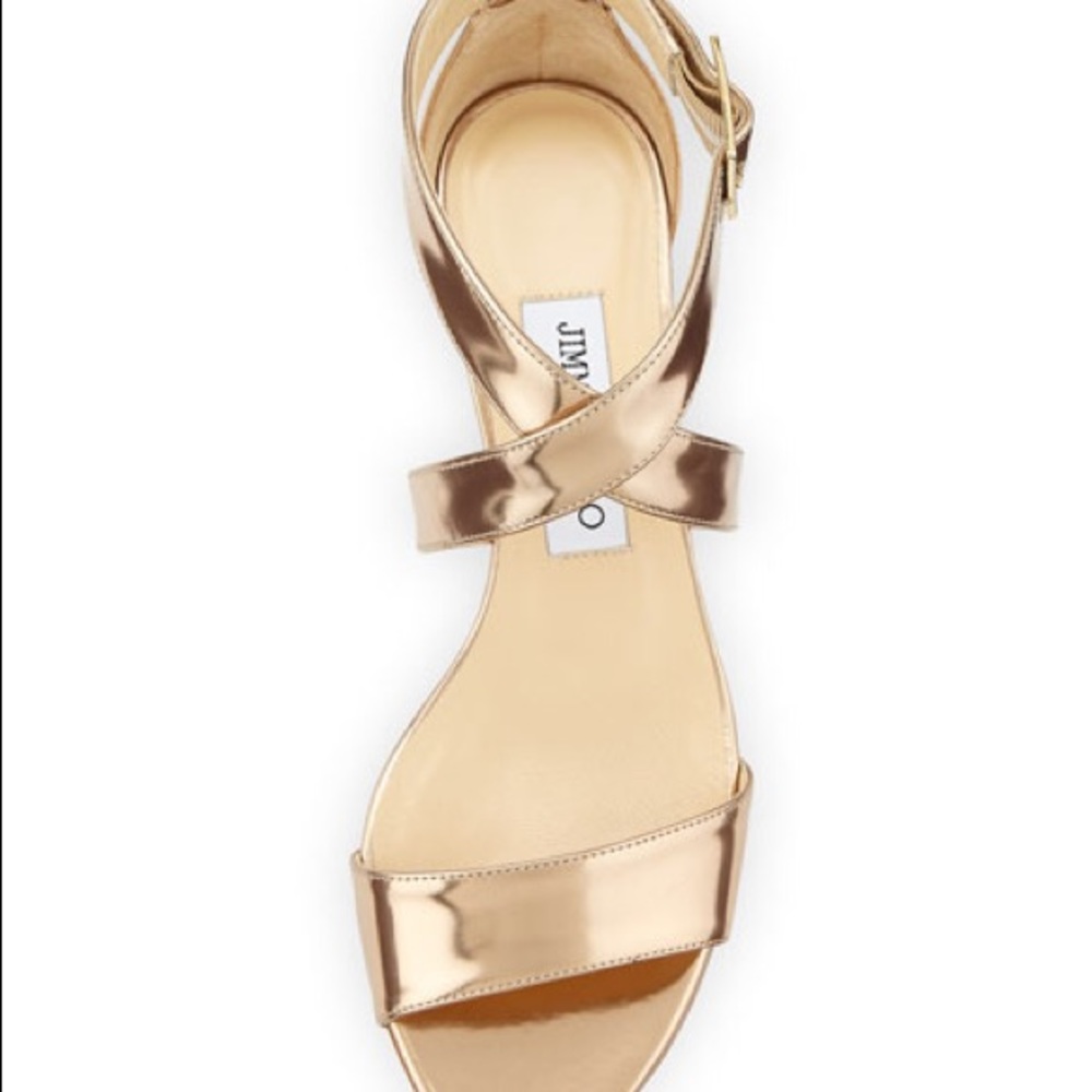 Jimmy Choo Chiara Demi Wedge Crisscross Sandal - Picture 7 of 8