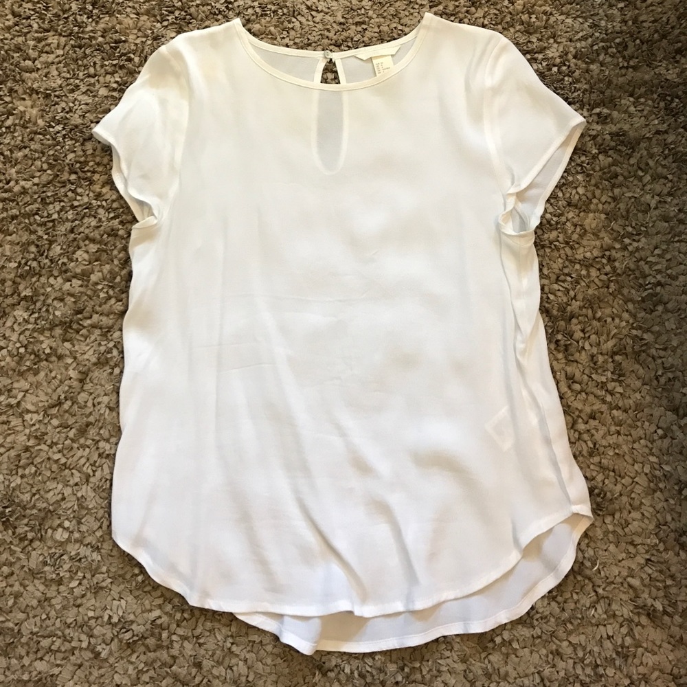 H&M Slightly sheer blouse