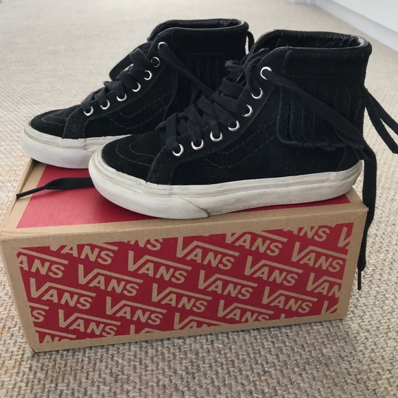 vans fringe high tops