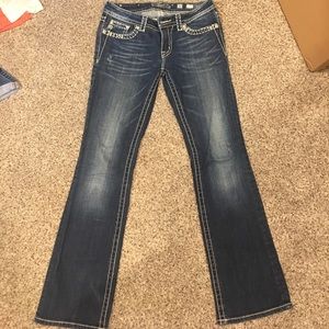 Miss me size 30 dark washed boot cut jeans