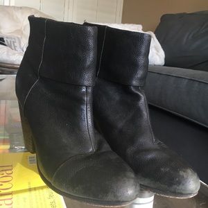 Distressed rag and bone boots