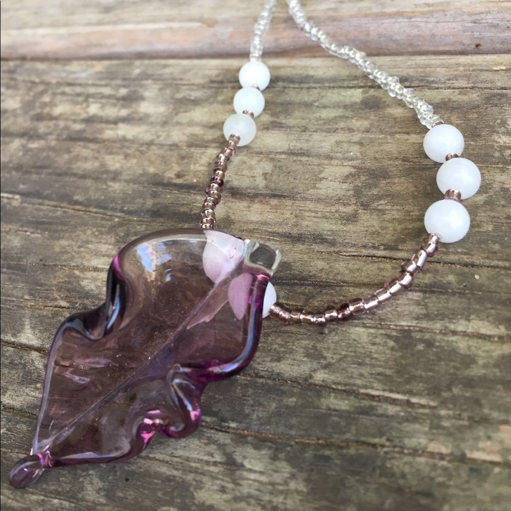 Handmade beaded necklace
