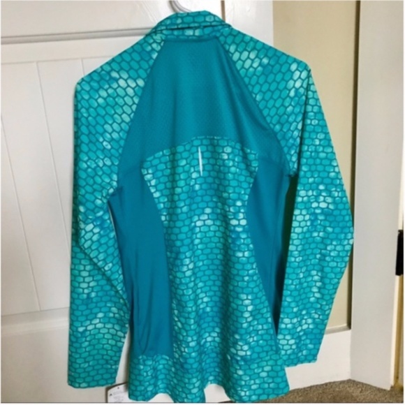 Blue Dot Duo-Dry Full Zip Workout Running Jacket - Picture 3 of 5