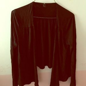 Black cardigan