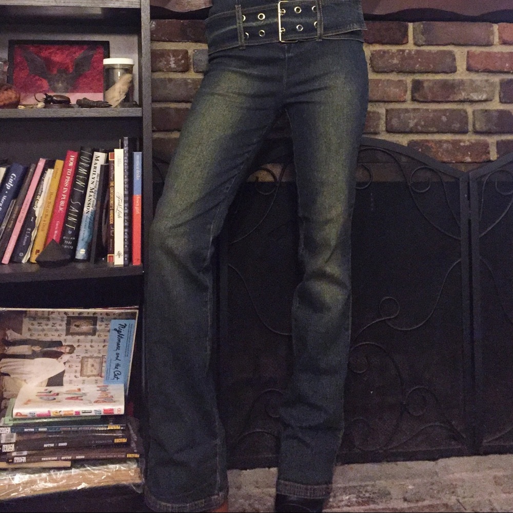 Zip-front denim catsuit - Picture 3 of 6