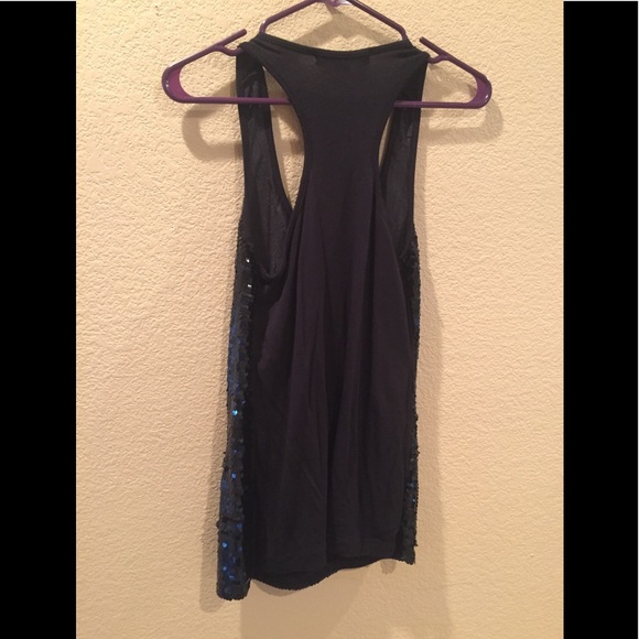 BLACK SEQUIN COCKTAIL TOP - Picture 5 of 8