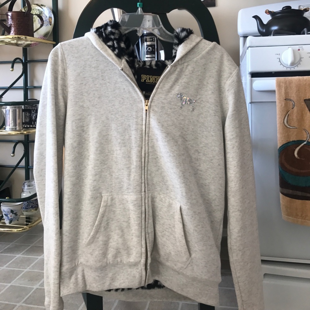 Victoria's Secret PINK faux fur jacket