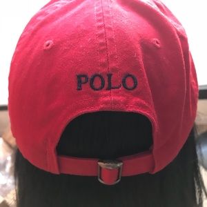 Red Polo hat