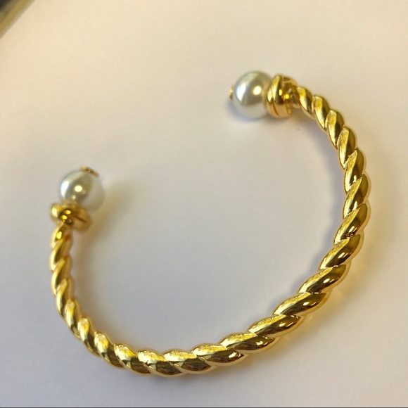 NWOT• Tory Burch Rope Logo Cuff Bracelet - Picture 2 of 3