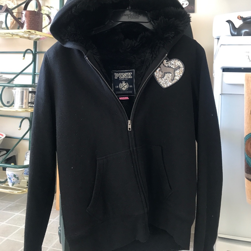 Victoria's Secret PINK faux fur jacket