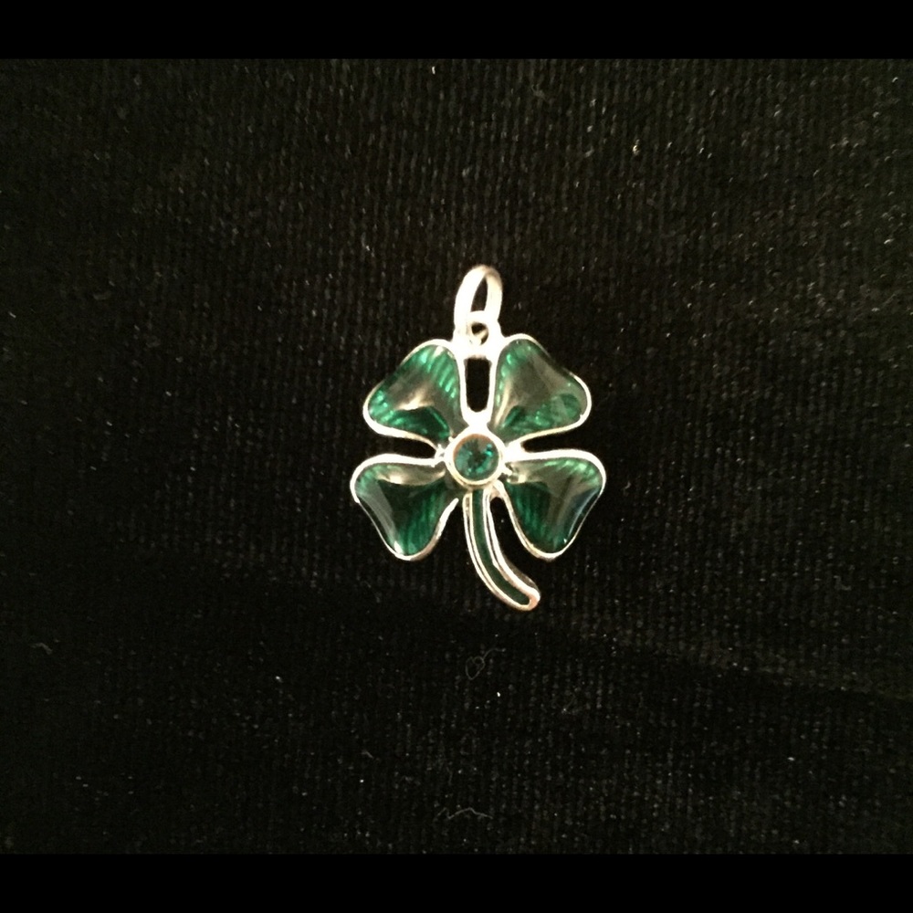 "Lucky" sterling Silver pendent/charm.