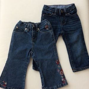 Baby Gap girls jeans (set of 2)