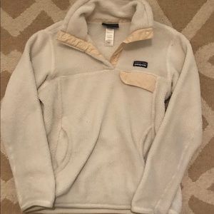 Patagonia XS Re-Tool Snap T Fleece -  Raw Linen