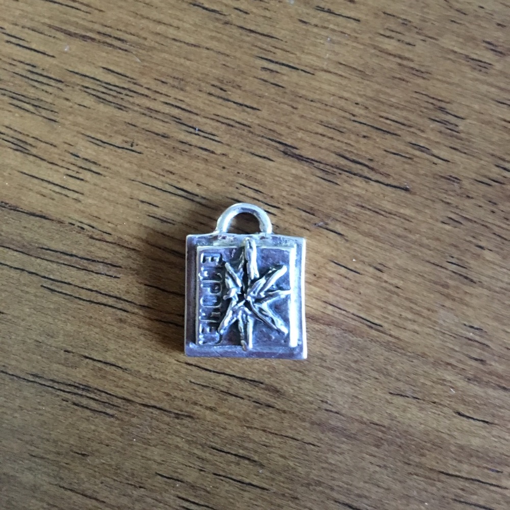 Sterling silver EMPOWER charm