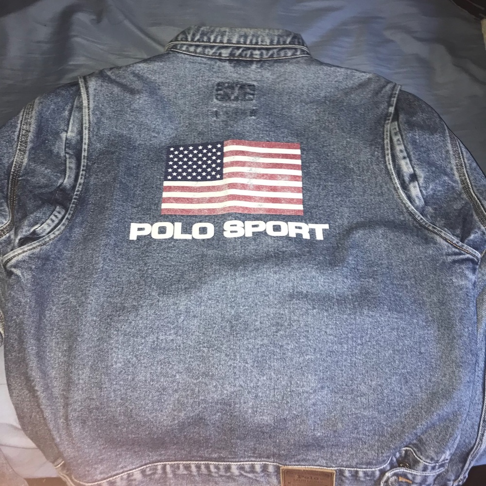 Vintage polo sport denim jacket