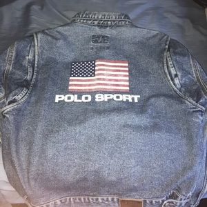 Vintage polo sport denim jacket