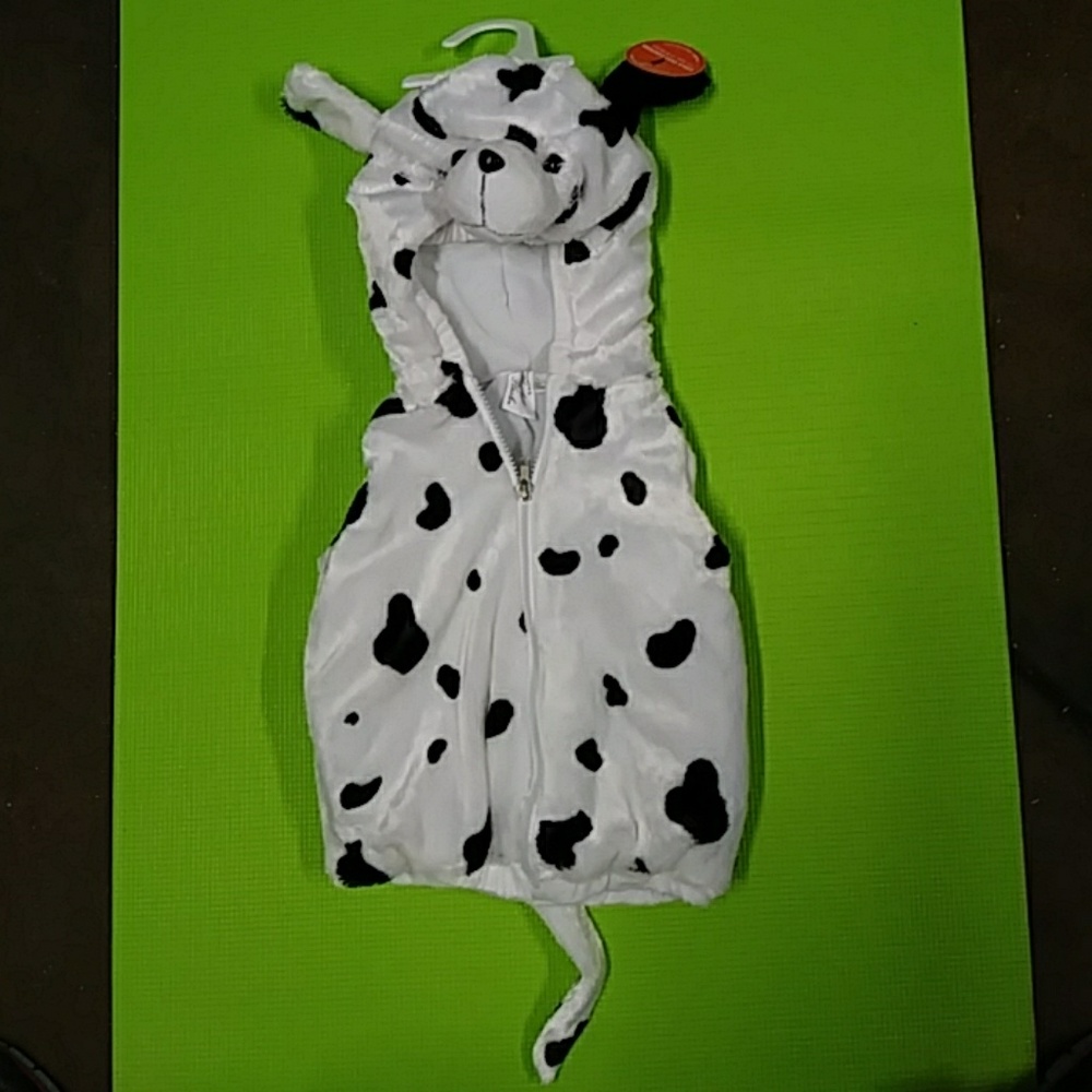 Dalmation child vest costume