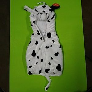 Dalmation child vest costume