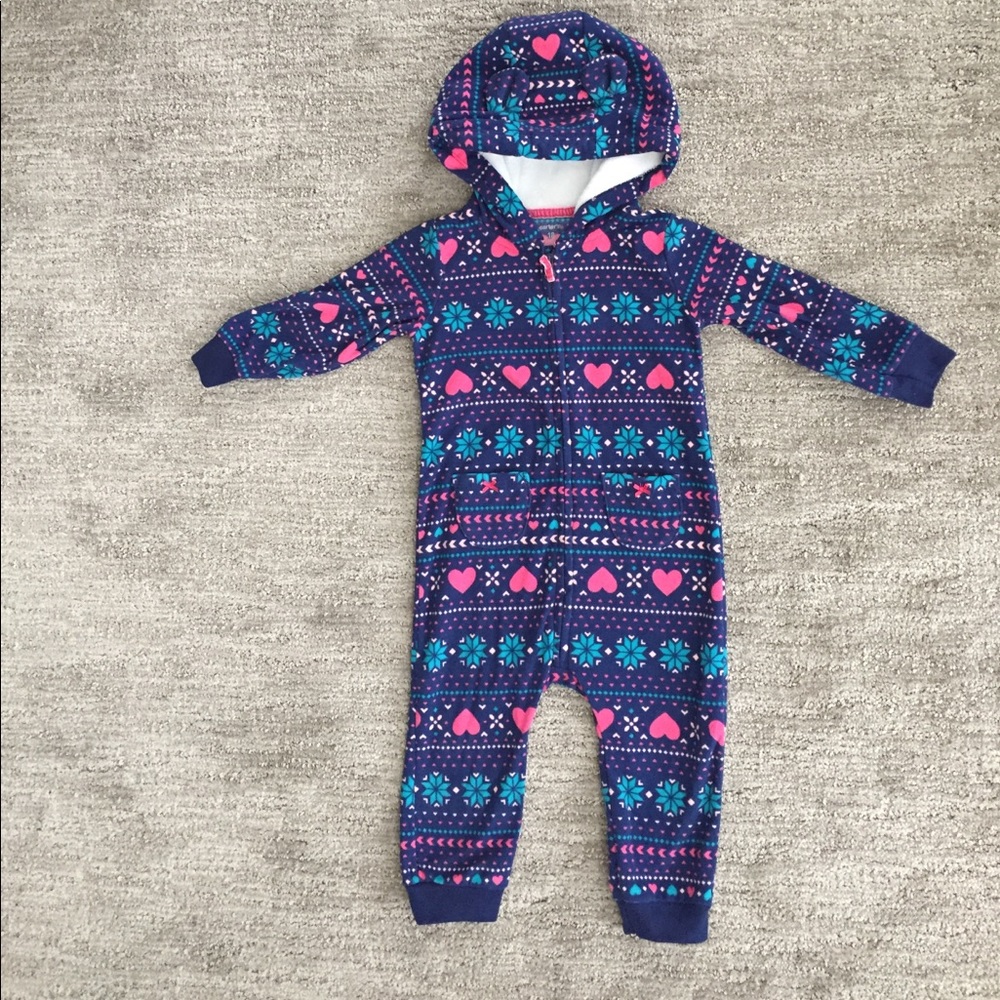 Hooded Fleece Carter’s Romper