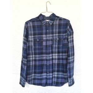 Mens Converse Plaid Button Down Shirt