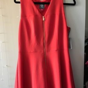 Vince Camuto Scuba Fit n Flare Dress